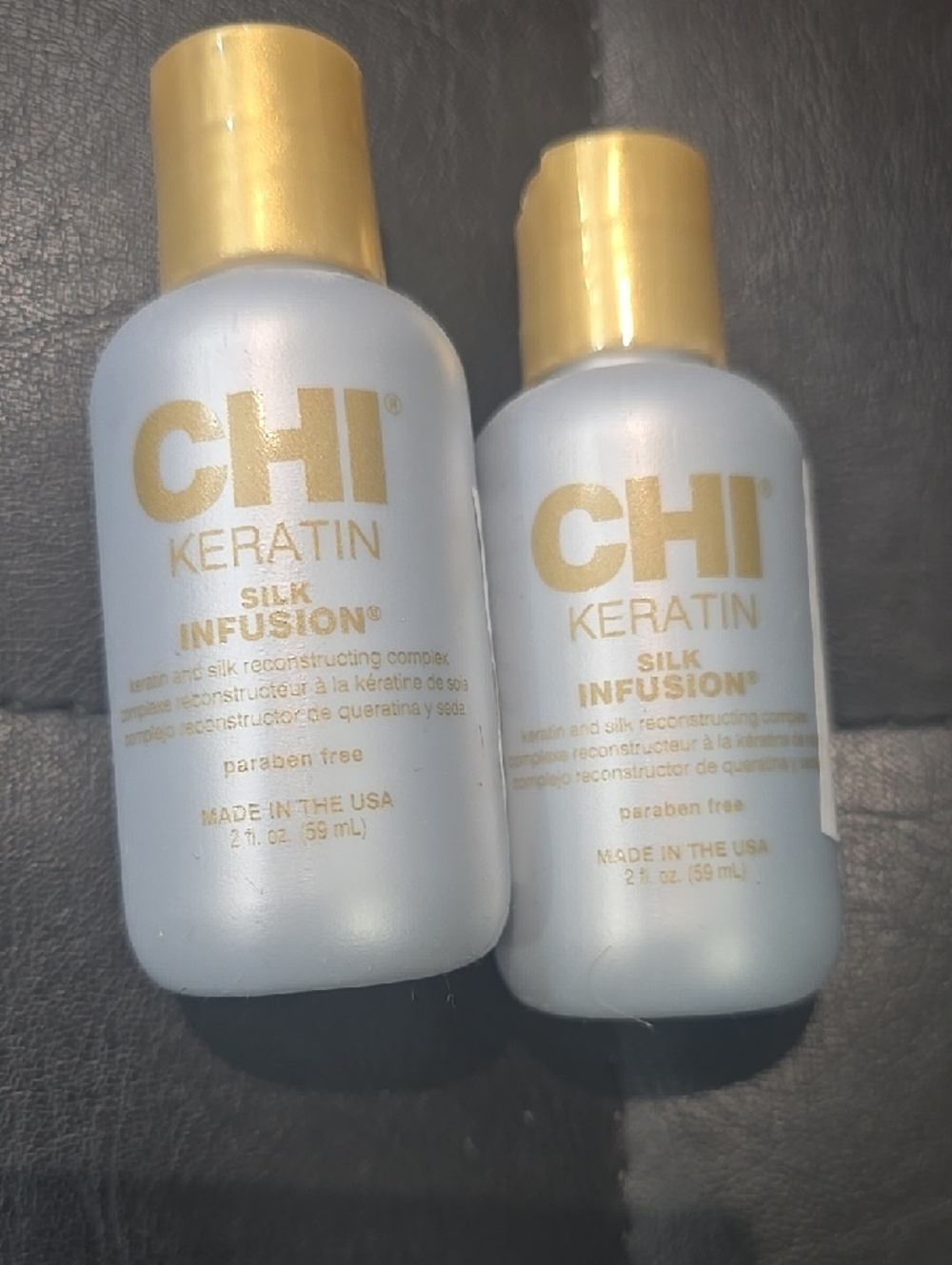 2 CHI Keratin Silk Infusion Hair Treatment - Gold & White